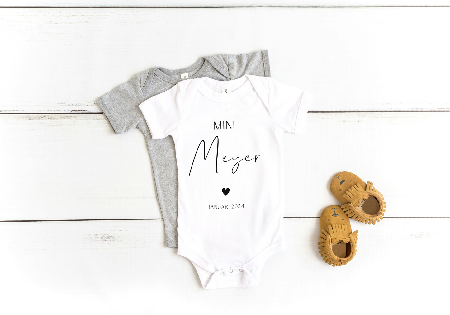 Baby bodysuit/newborn/mini name/pregnancy announcement/bodysuit/personalized/birth/gift