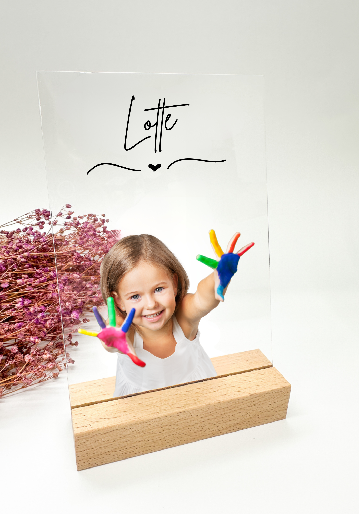 Kinderfoto auf Acrylglas | Geschenk für Eltern | Geschenk zum Geburtstags | Geschenk Mutter | Geschenk Vater