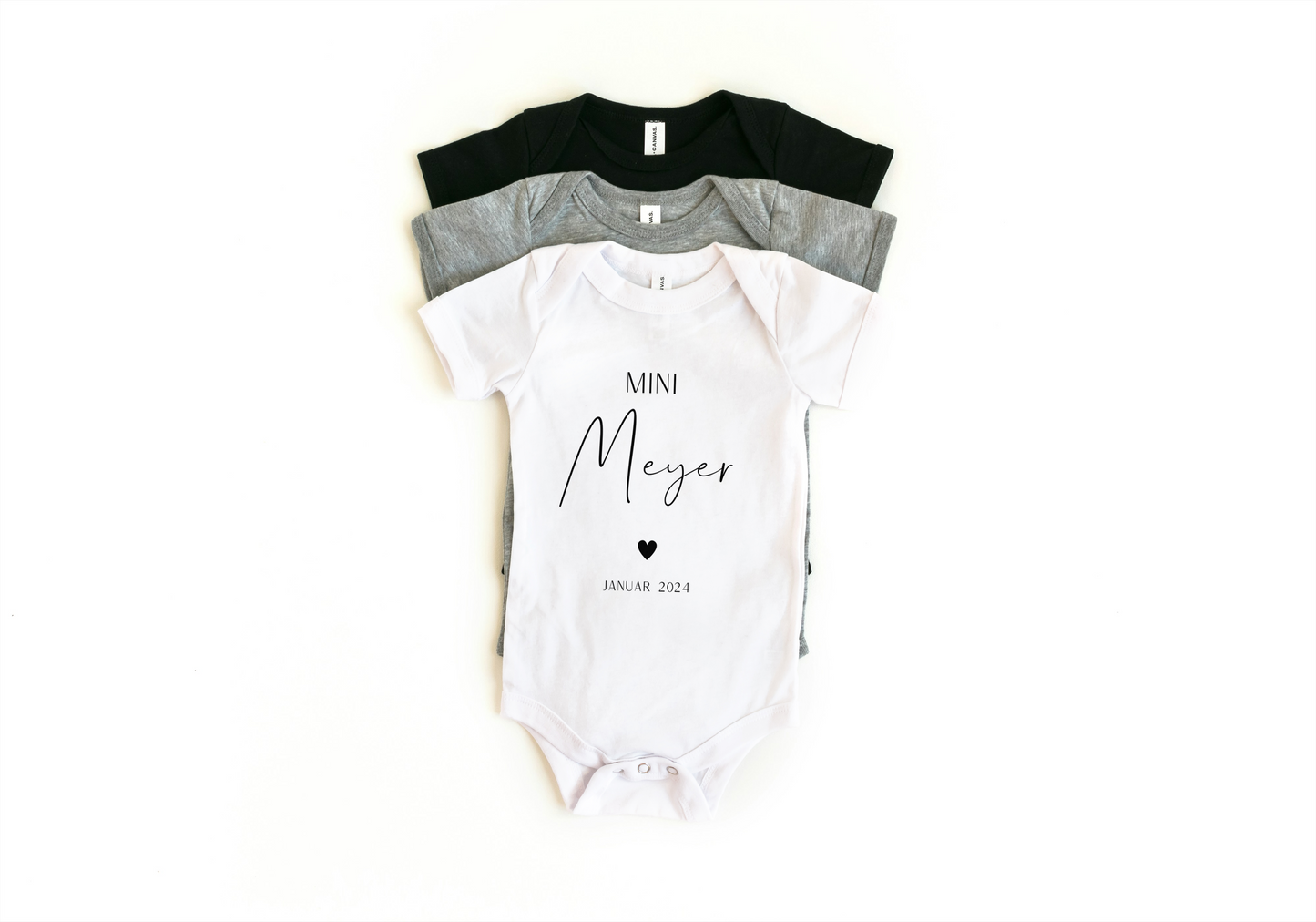 Baby bodysuit/newborn/mini name/pregnancy announcement/bodysuit/personalized/birth/gift