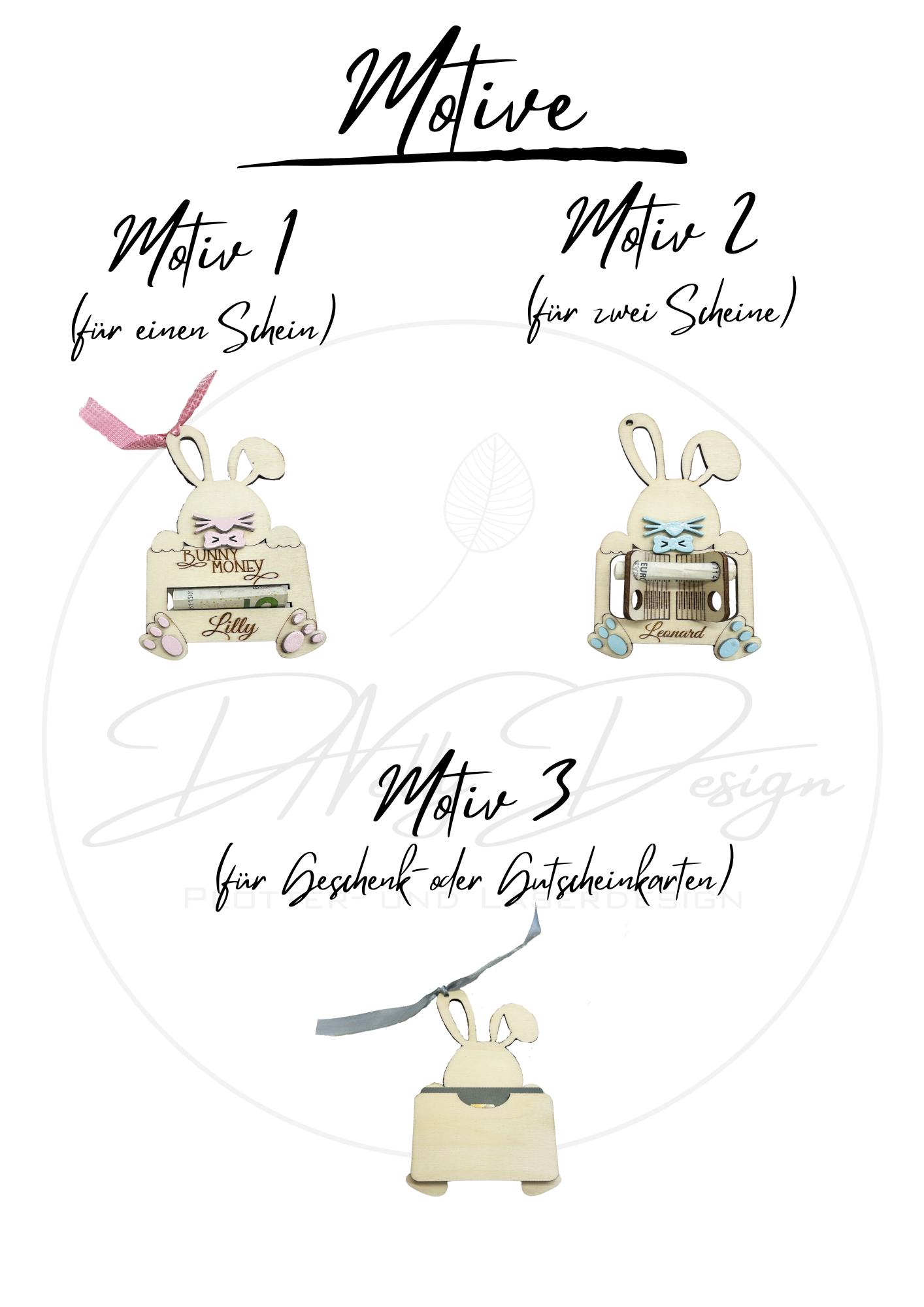 Geldgeschenk zu Oster | MoneyBunny | Geldgeschenk personalisiert | Geldgeschenk