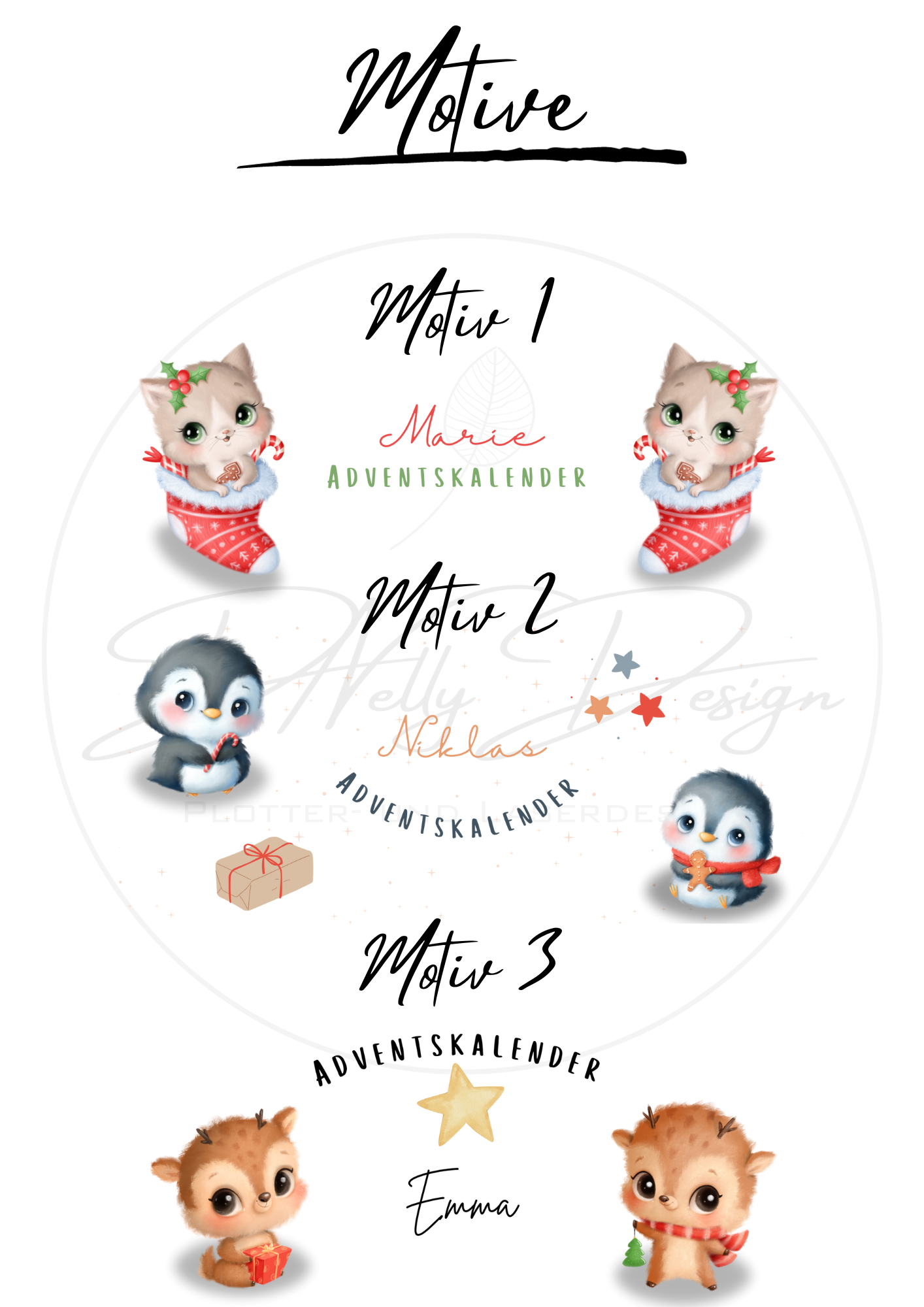 Personalisierter Adventskalender aus Holz | Adventskalender mit Namen | Weihnachten | Adventskalender für Kinder | Adventskalender zum befüllen