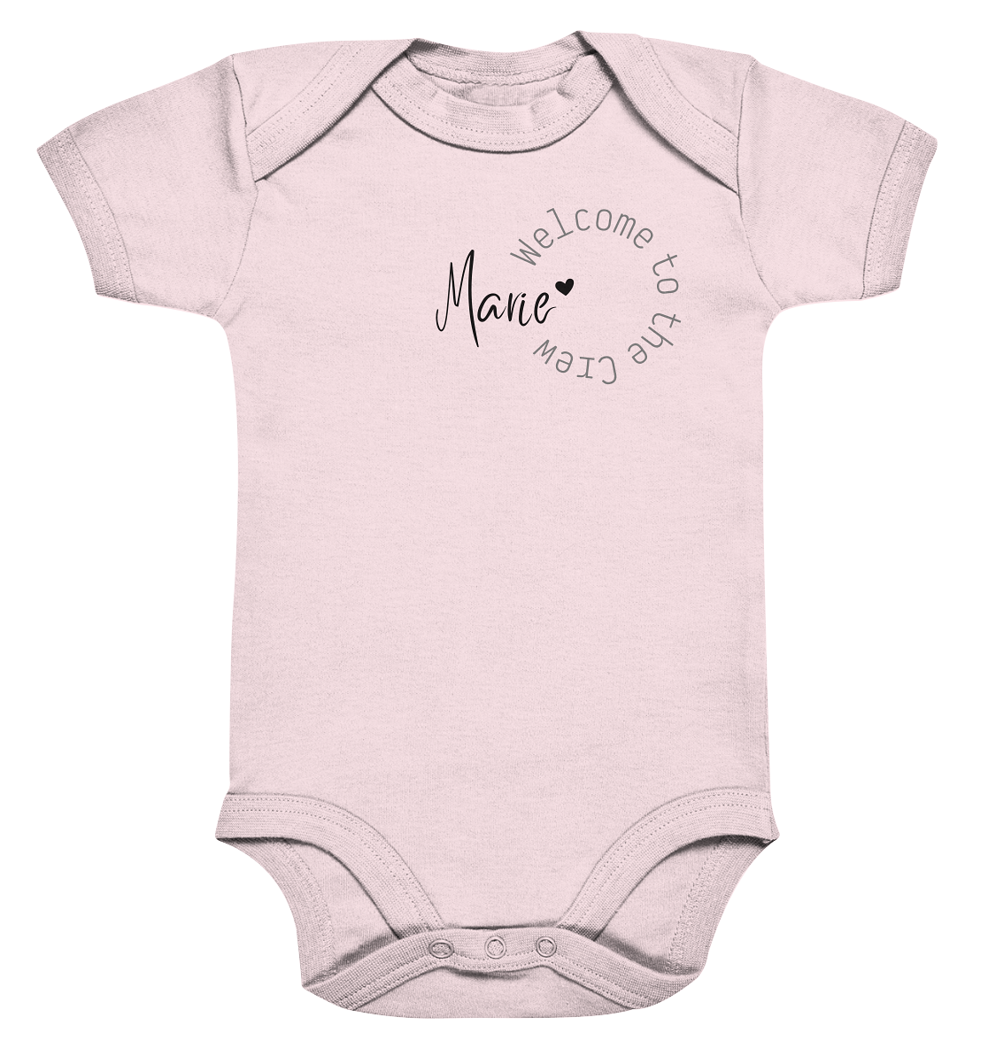 Babybody | Newborn | Welcome to the Crew | Schwangerschaft verkünden | Bodysuit | personalisiert | Geburt | Geschenk