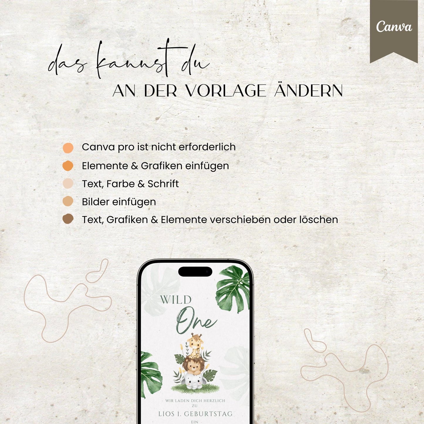 Digitale Geburtstagseinladung Kind | Vorlage Einladung | Kindergeburtstag | digitale Einladung | eCard | Geburtstag | Canva Vorlage |