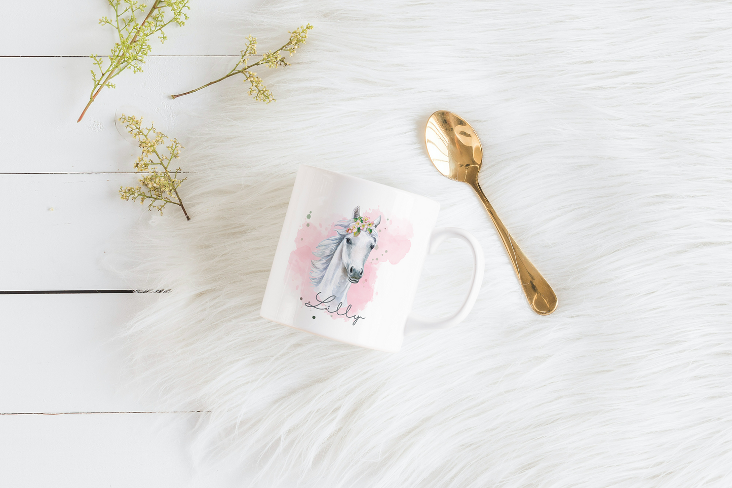 Pferdetasse mit Namen | personalisierte Pferdetasse | Tasse mit Pferd | Geschenkidee | Geschenk zum Geburtstag | personalisiertes Geschenk