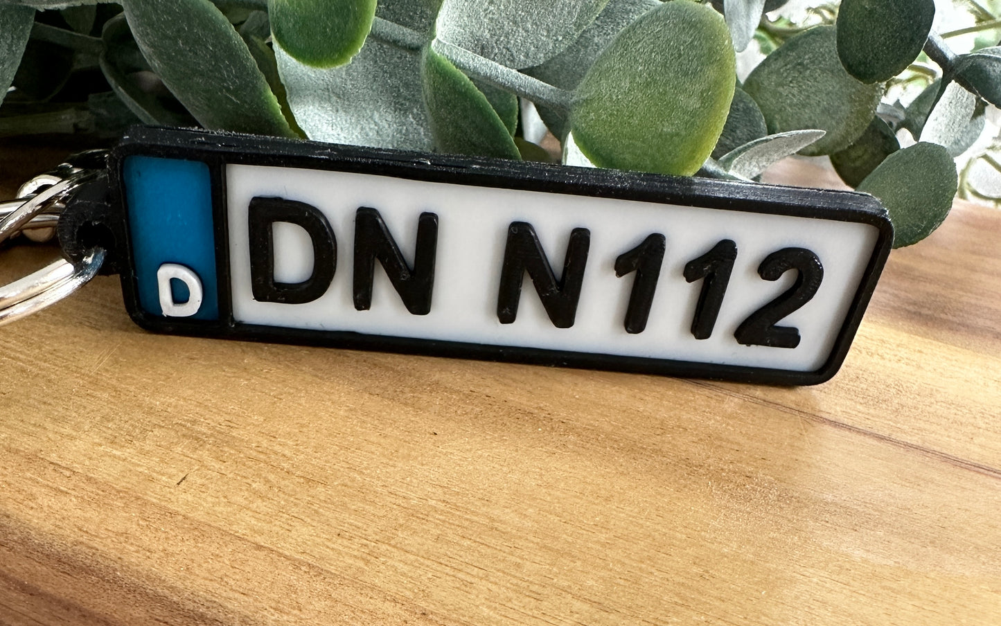 Schlüsselanhänger Kennzeichen 3D | personalisierte Schlüsselanhänger | Geschenk | Autokennzeichen | Schlüsselanhänger mit Kennzeichen
