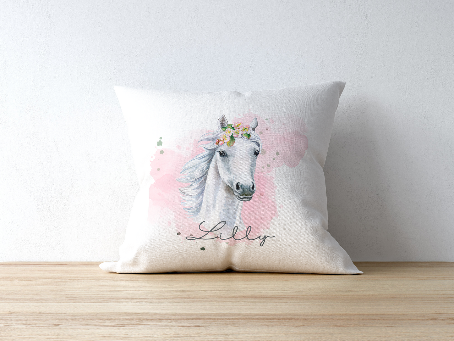 Kissen mit Pferd | Namenskissen | Pferdekissen | Geschenk | Kissen | personalisiert