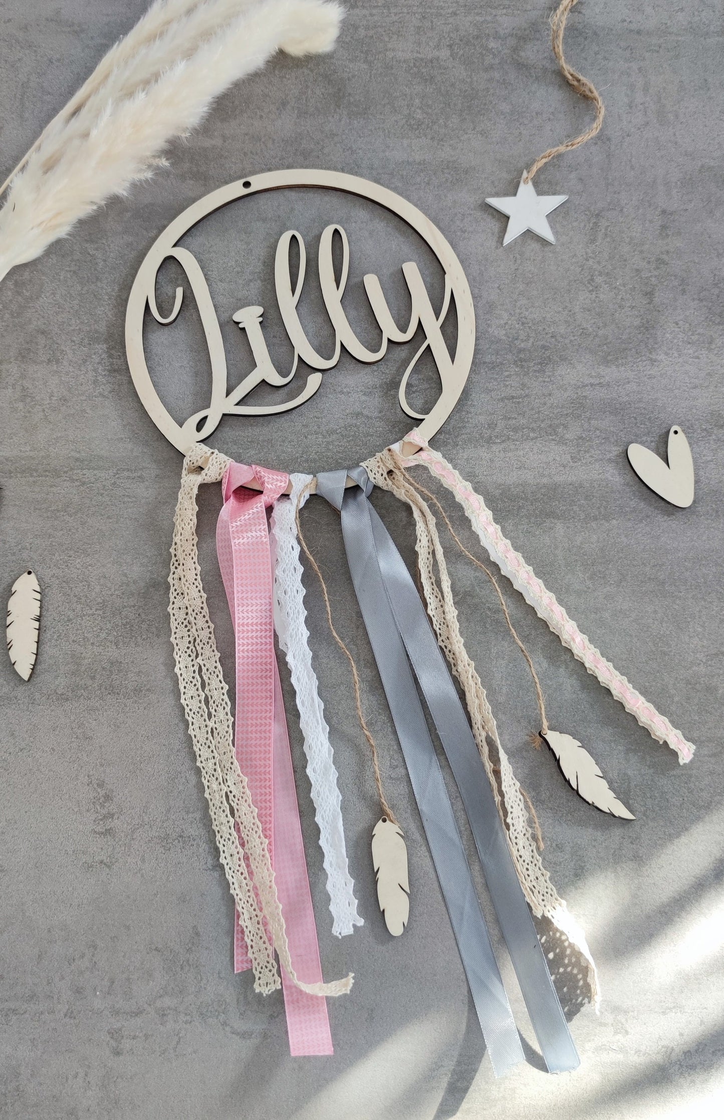 Personalized Boho dream catcher with name/Dream catcher personalized/Boho/Dream catcher with name/Wooden dream catcher/Dream catcher name