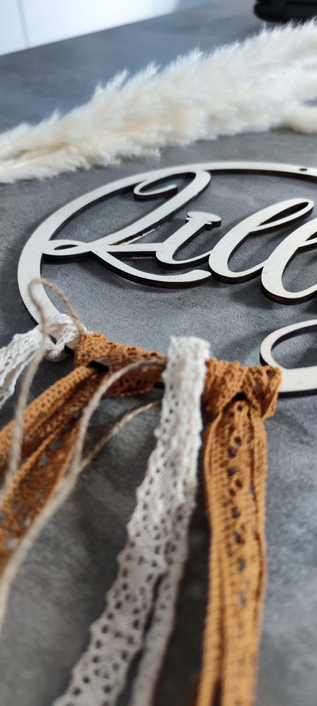 Personalized Boho dream catcher with name/Dream catcher personalized/Boho/Dream catcher with name/Wooden dream catcher/Dream catcher name