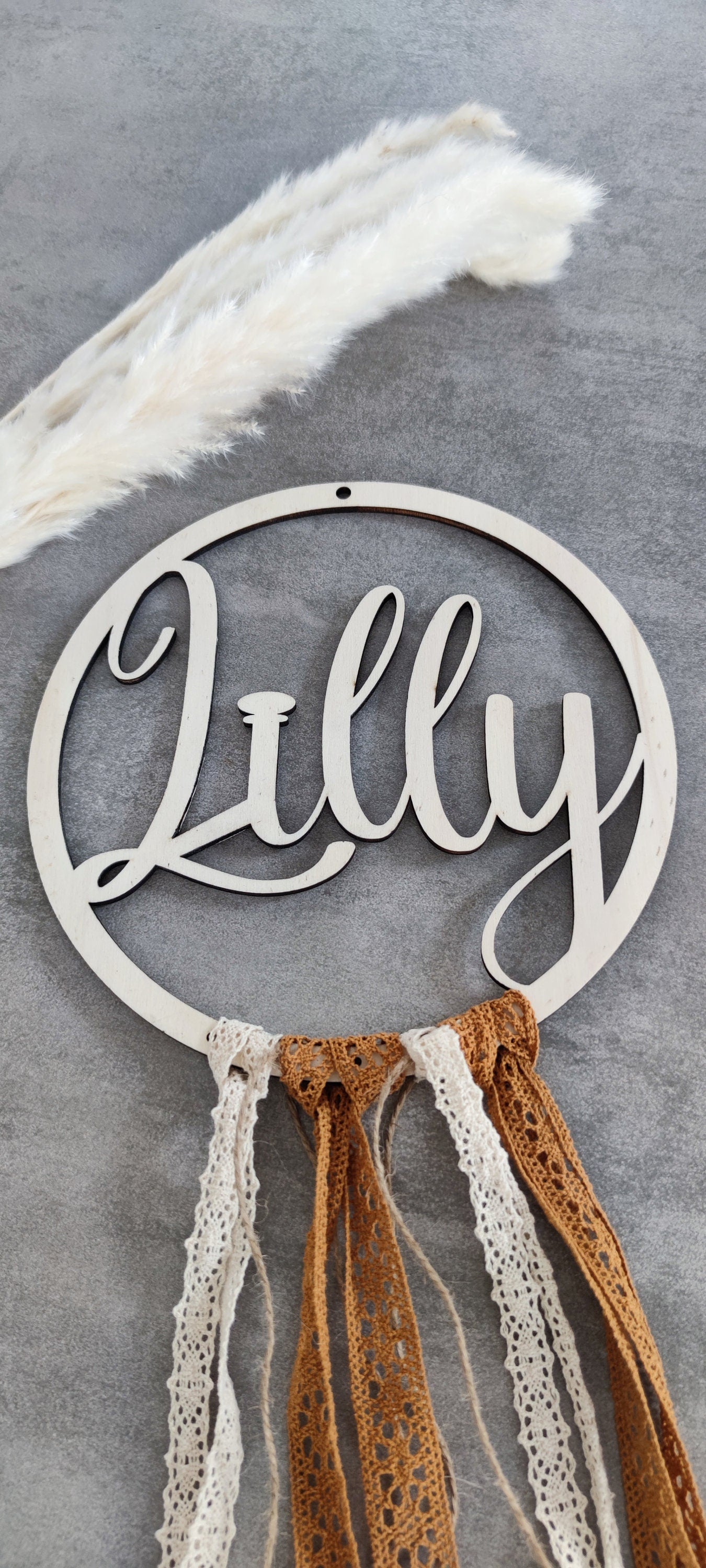 Personalized Boho dream catcher with name/Dream catcher personalized/Boho/Dream catcher with name/Wooden dream catcher/Dream catcher name