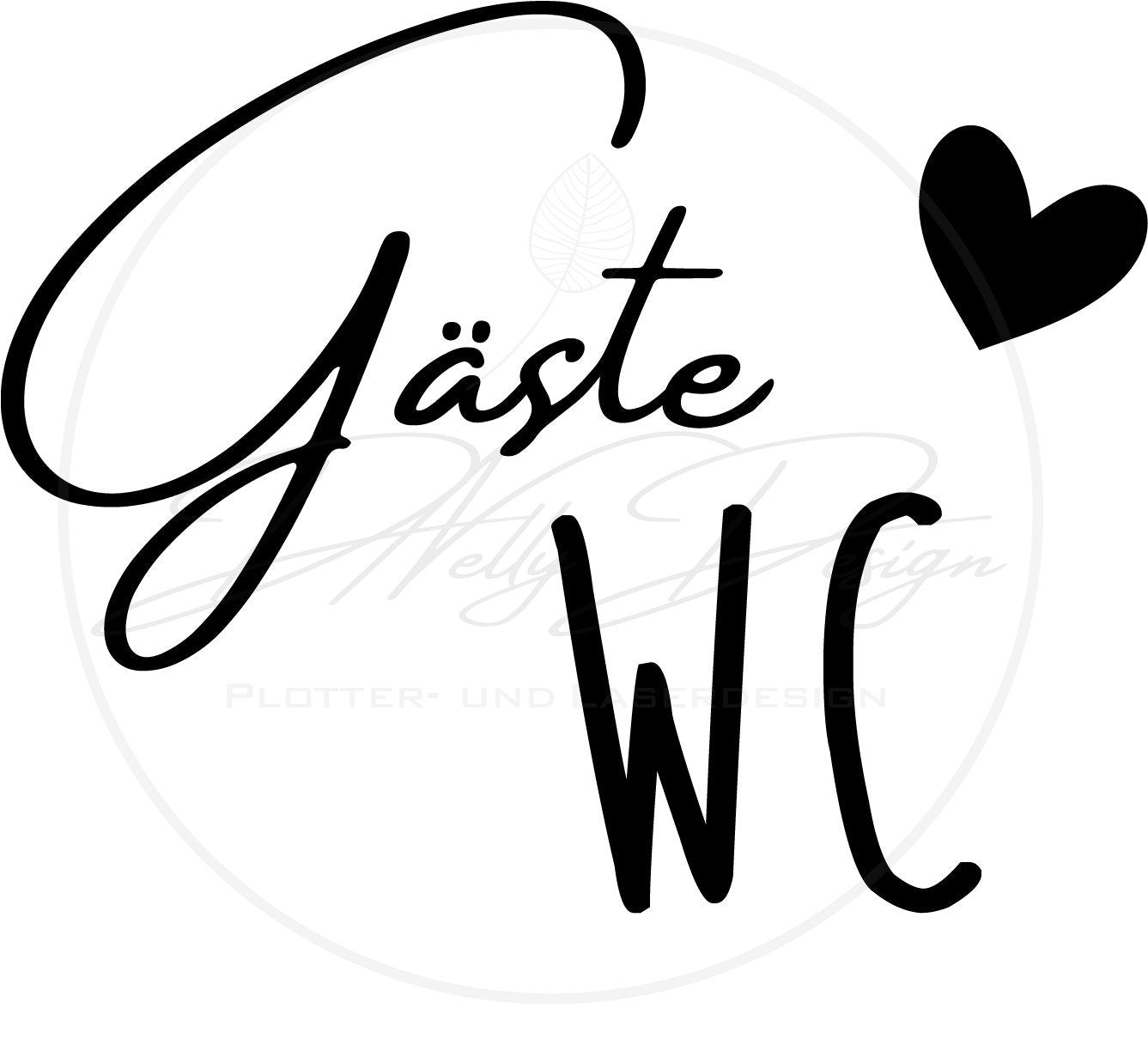 Aufkleber für Gäste WC Tür | Gäste WC Aufkleber | Gäste WC | Türschild Gäste WC | Sticker für Gäste WC | Türaufkleber Gäste WC | Türtattoo | AufkleberTüre