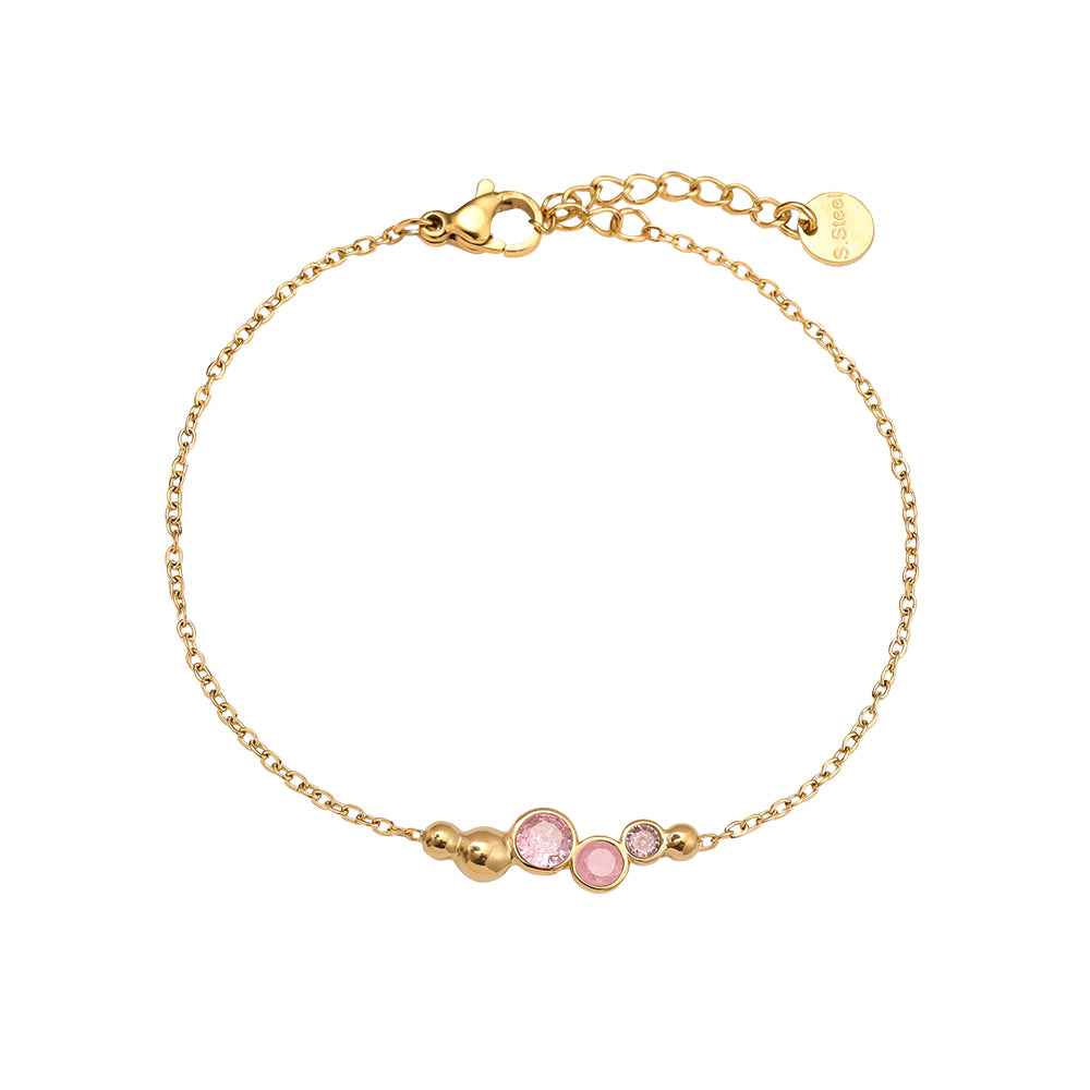 Rosy Sparkle Bracelet