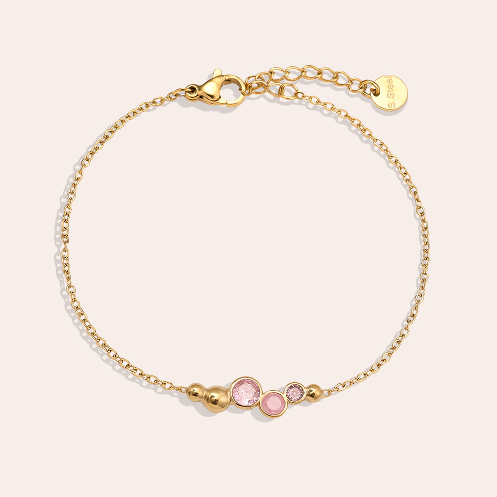 Rosy Sparkle Bracelet