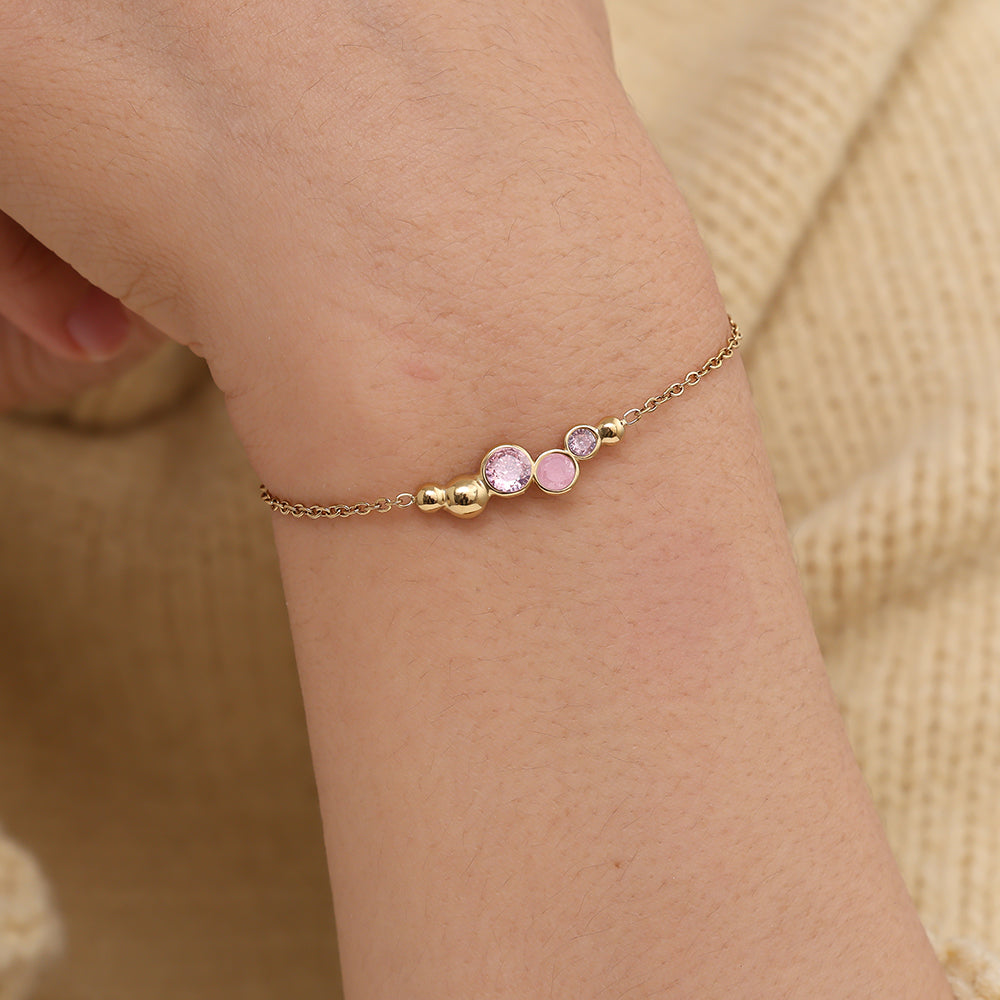 Rosy Sparkle Bracelet