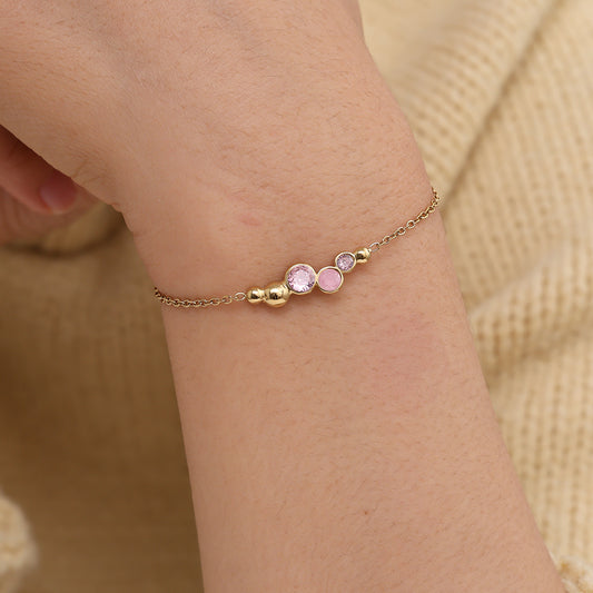 Rosy Sparkle Bracelet