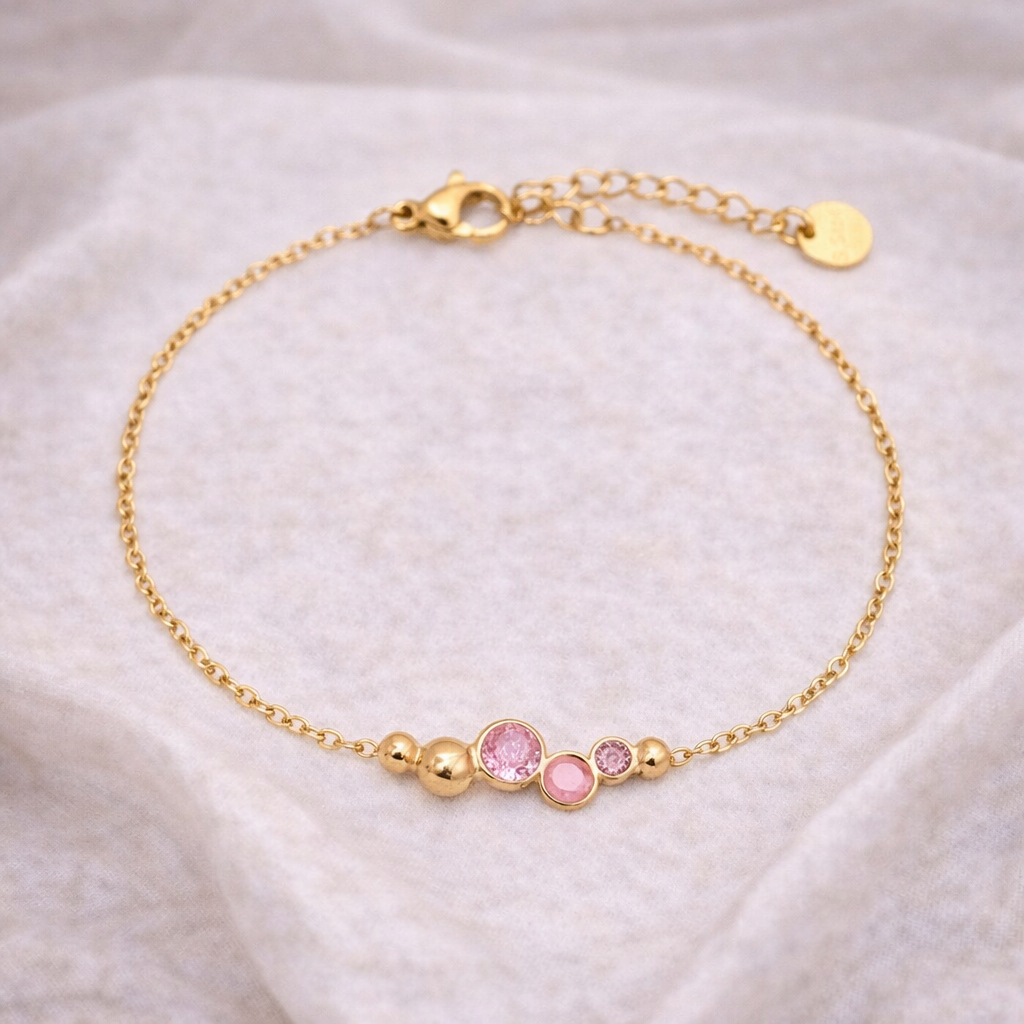 Rosy Sparkle Bracelet