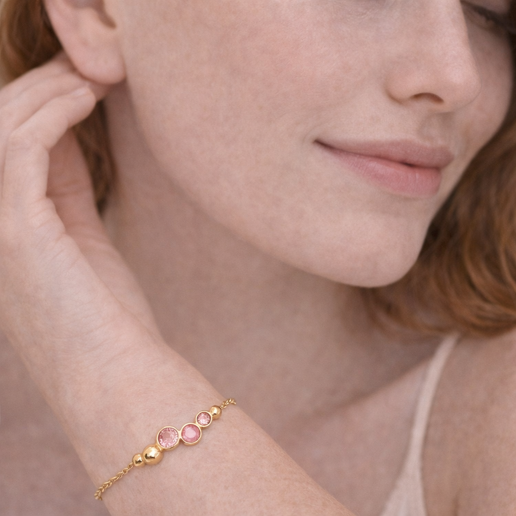 Rosy Sparkle Bracelet