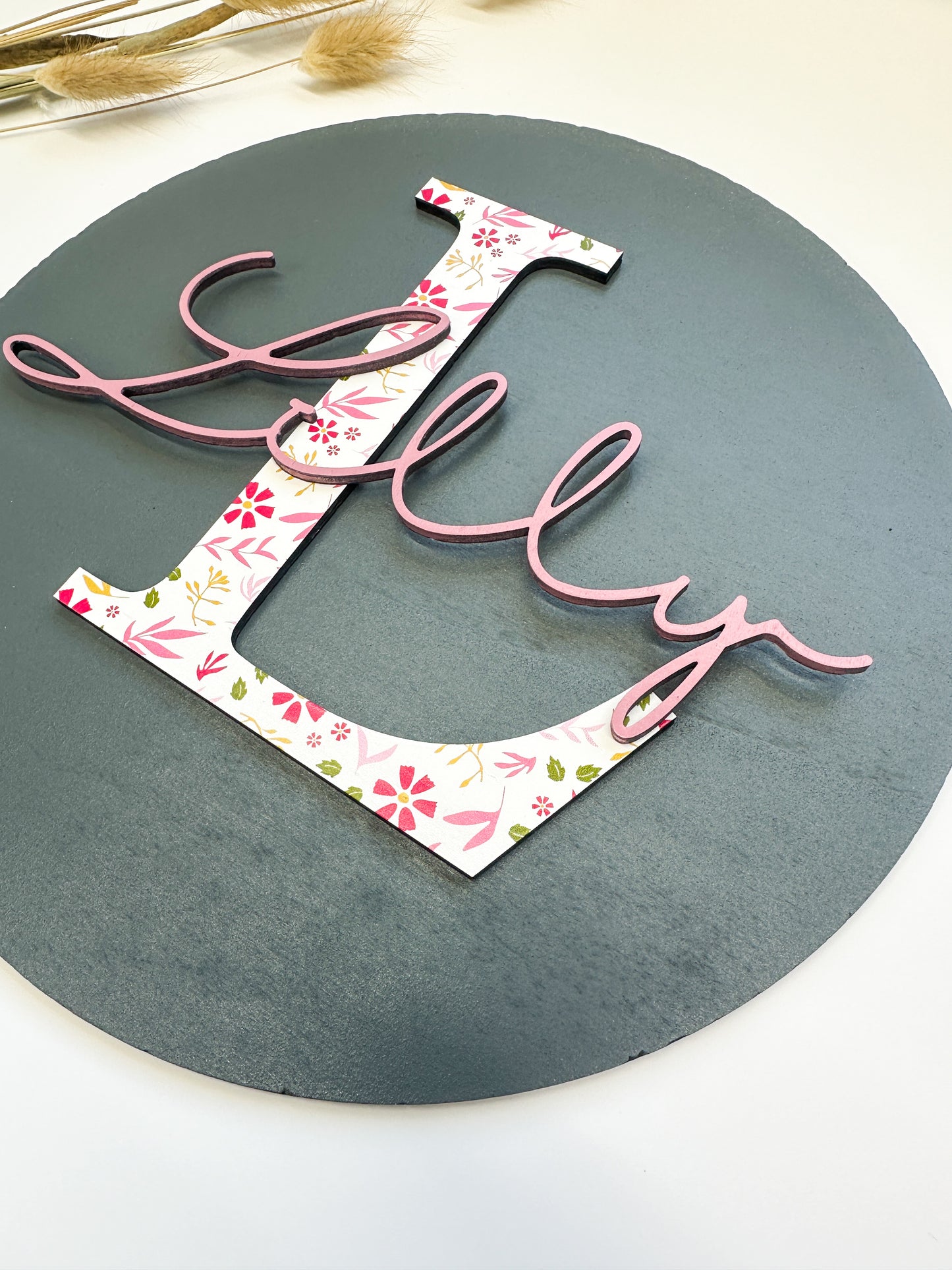 3D name plate for children/sign with name/personalized christening gift/birthday gift