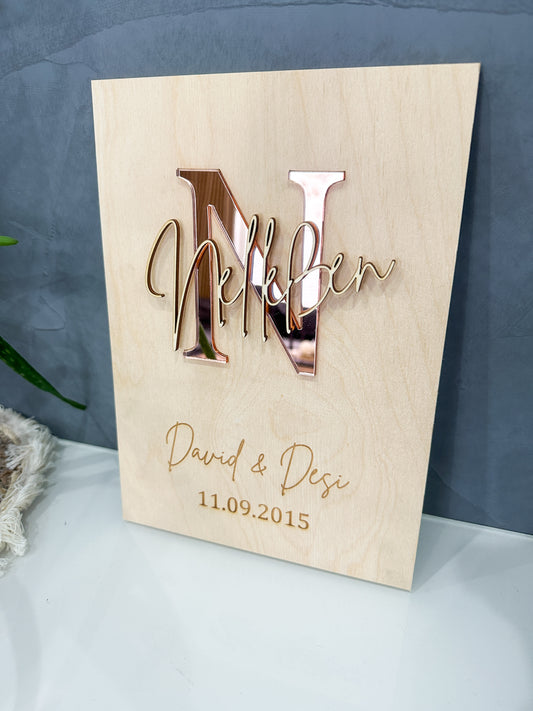 Wedding gift/wedding picture with name &amp; date/wedding gift/wedding gift idea