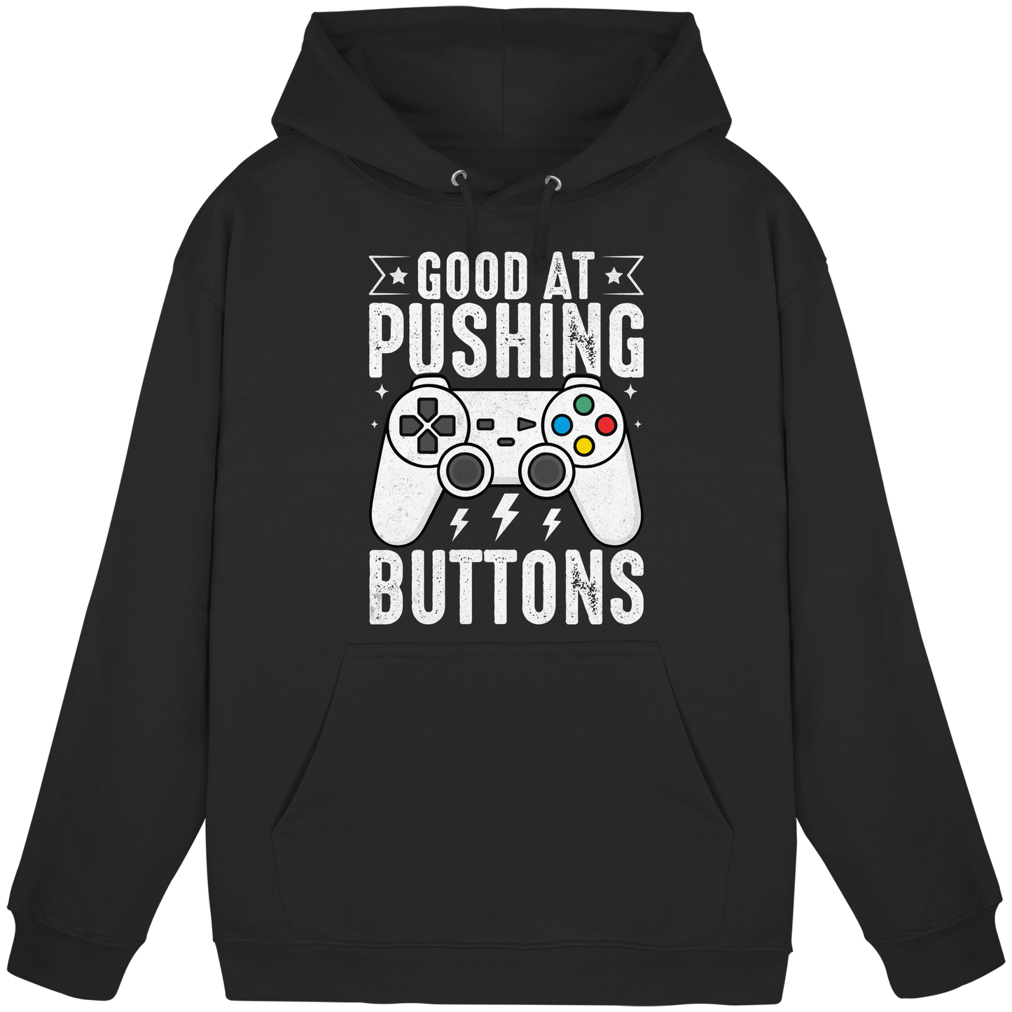 Good at Pushing Buttons - Basic Unisex Hoodie