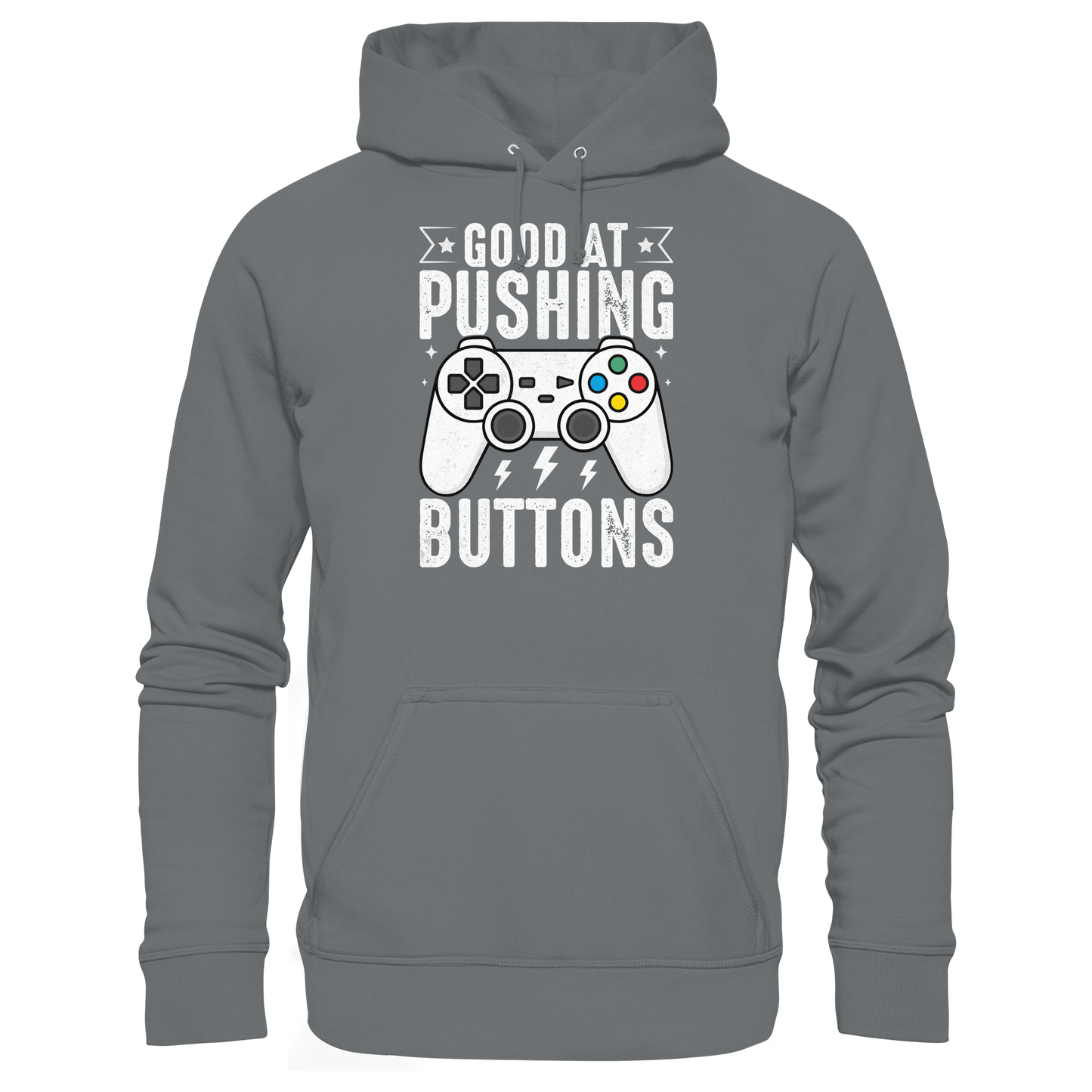 Good at Pushing Buttons - Basic Unisex Hoodie