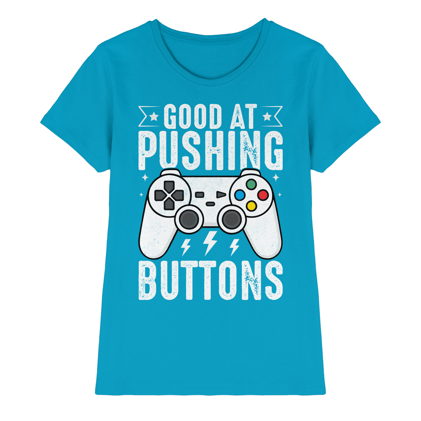 Good at Pushing Buttons - Ladies Premium Shirt