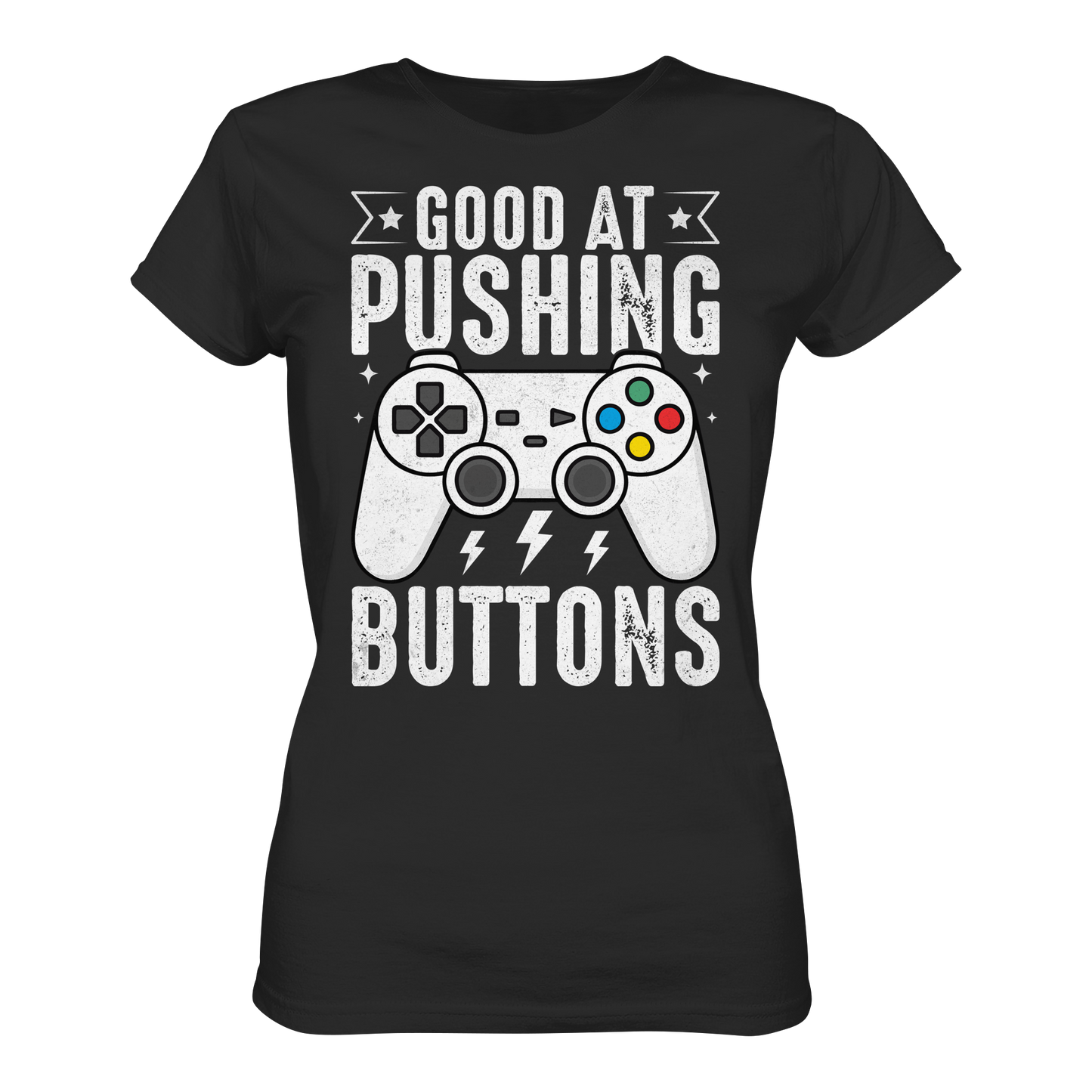 Good at Pushing Buttons - Ladies Premium Shirt
