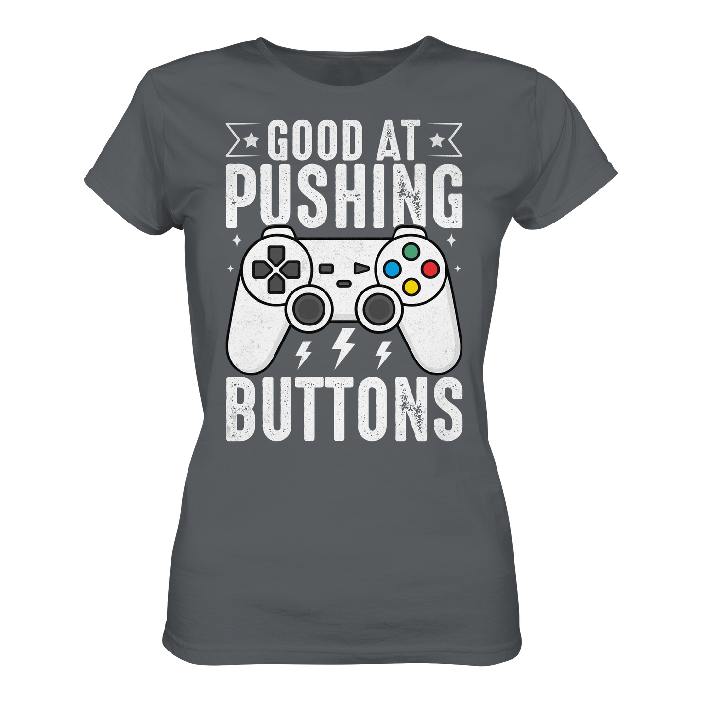 Good at Pushing Buttons - Ladies Premium Shirt