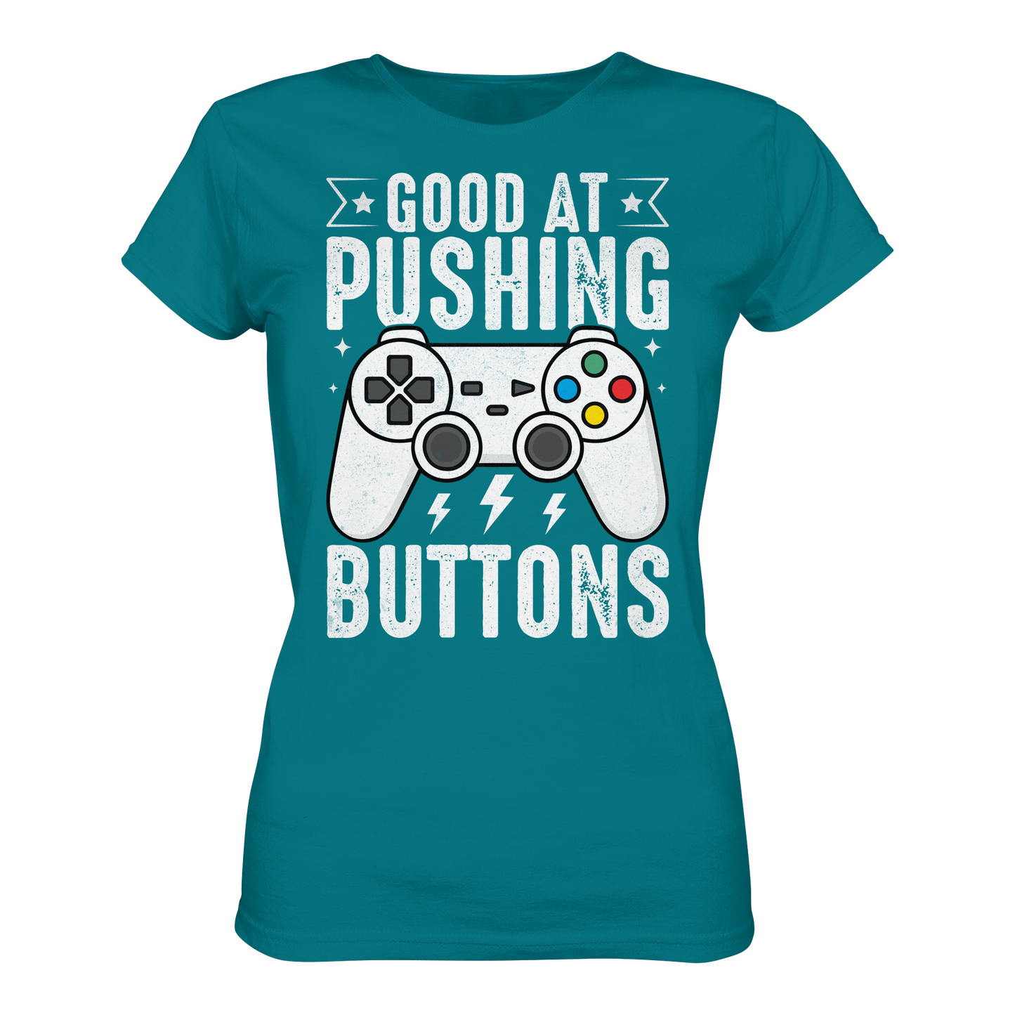 Good at Pushing Buttons - Ladies Premium Shirt