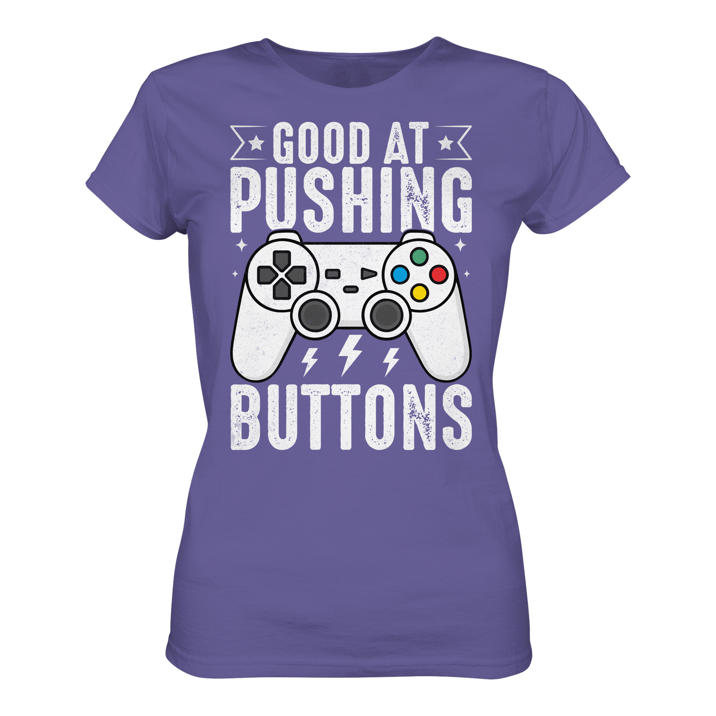 Good at Pushing Buttons - Ladies Premium Shirt