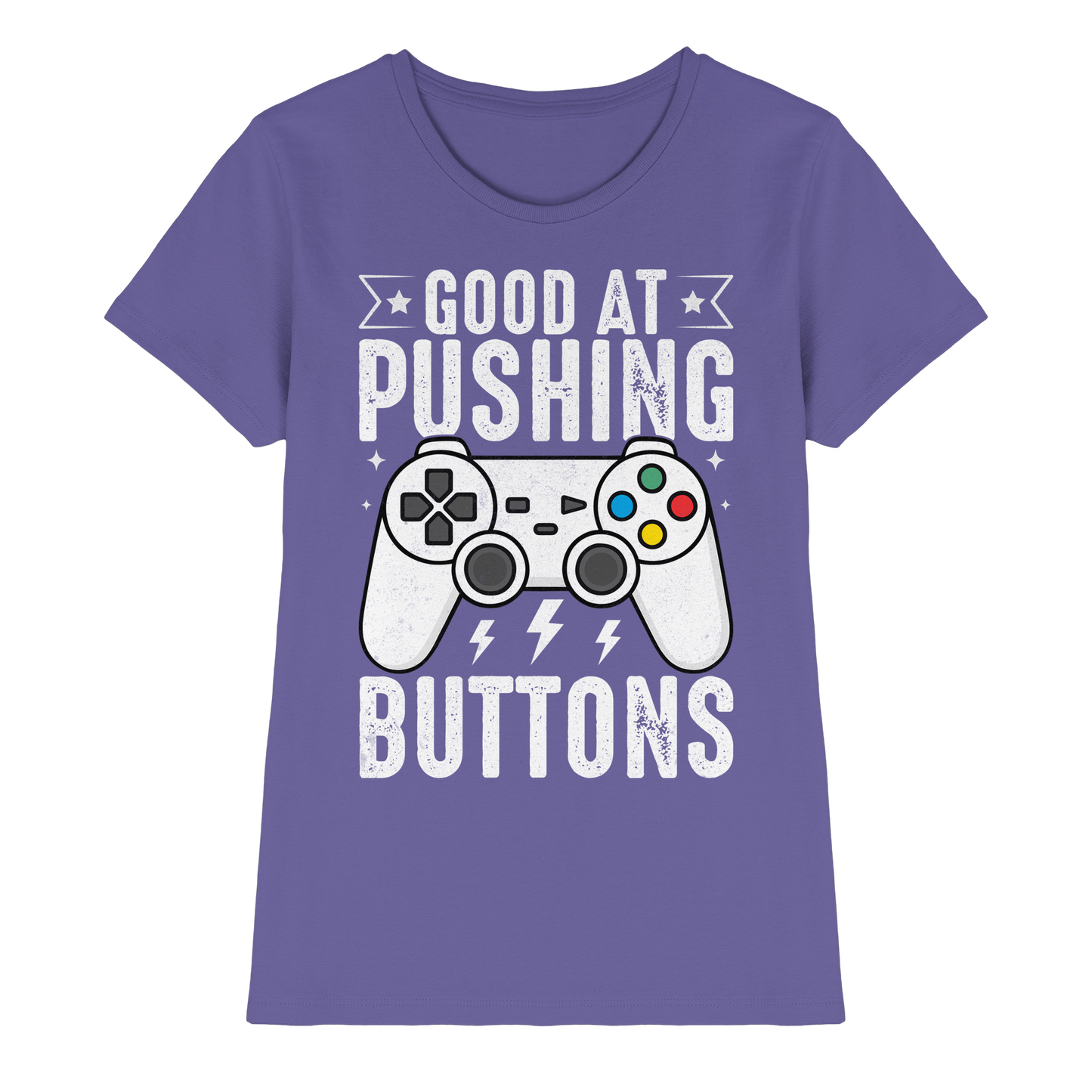 Good at Pushing Buttons - Ladies Premium Shirt