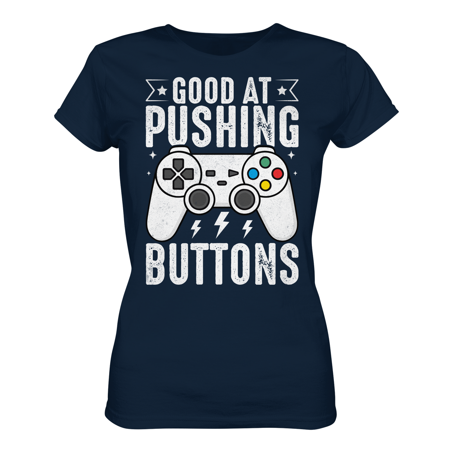Good at Pushing Buttons - Ladies Premium Shirt