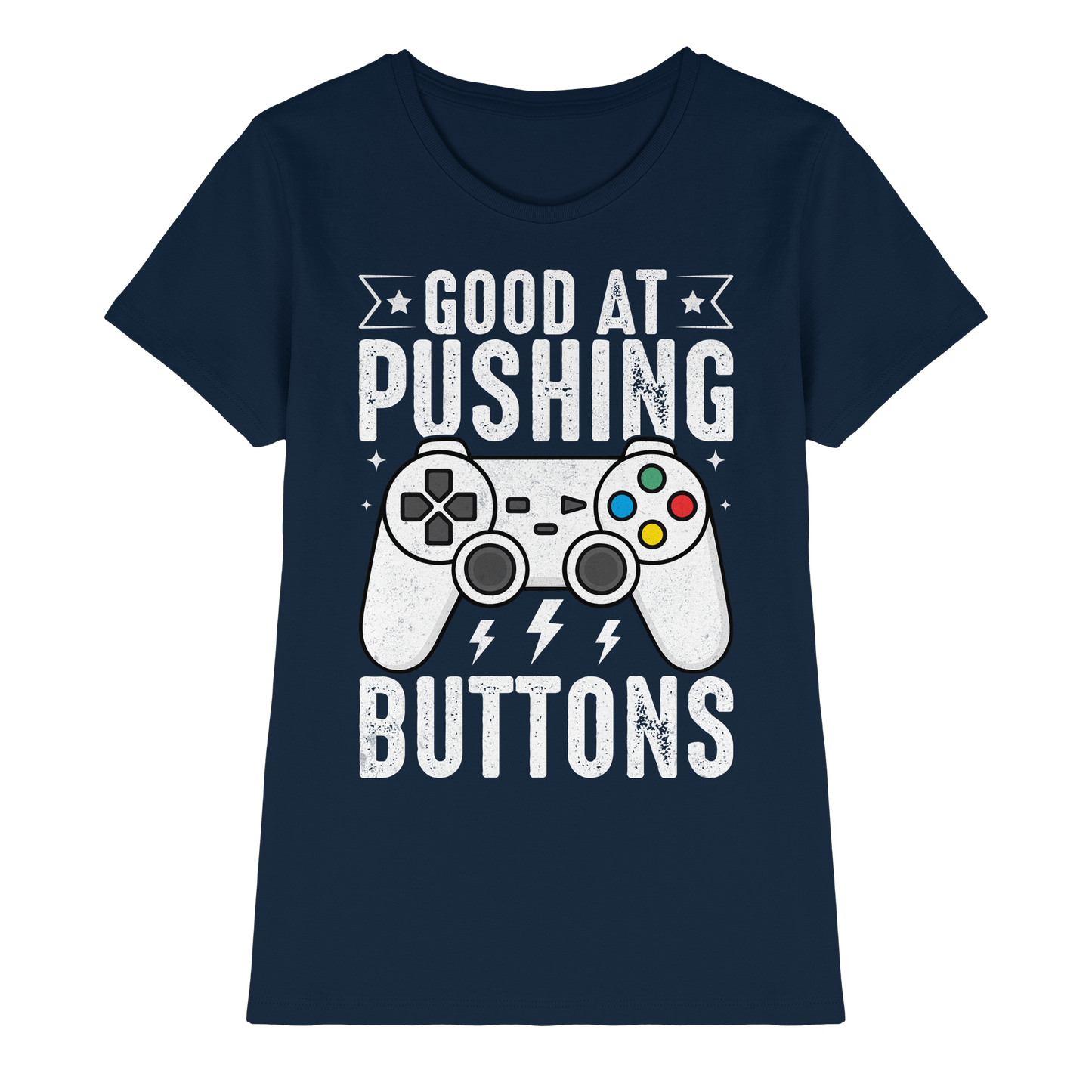 Good at Pushing Buttons - Ladies Premium Shirt