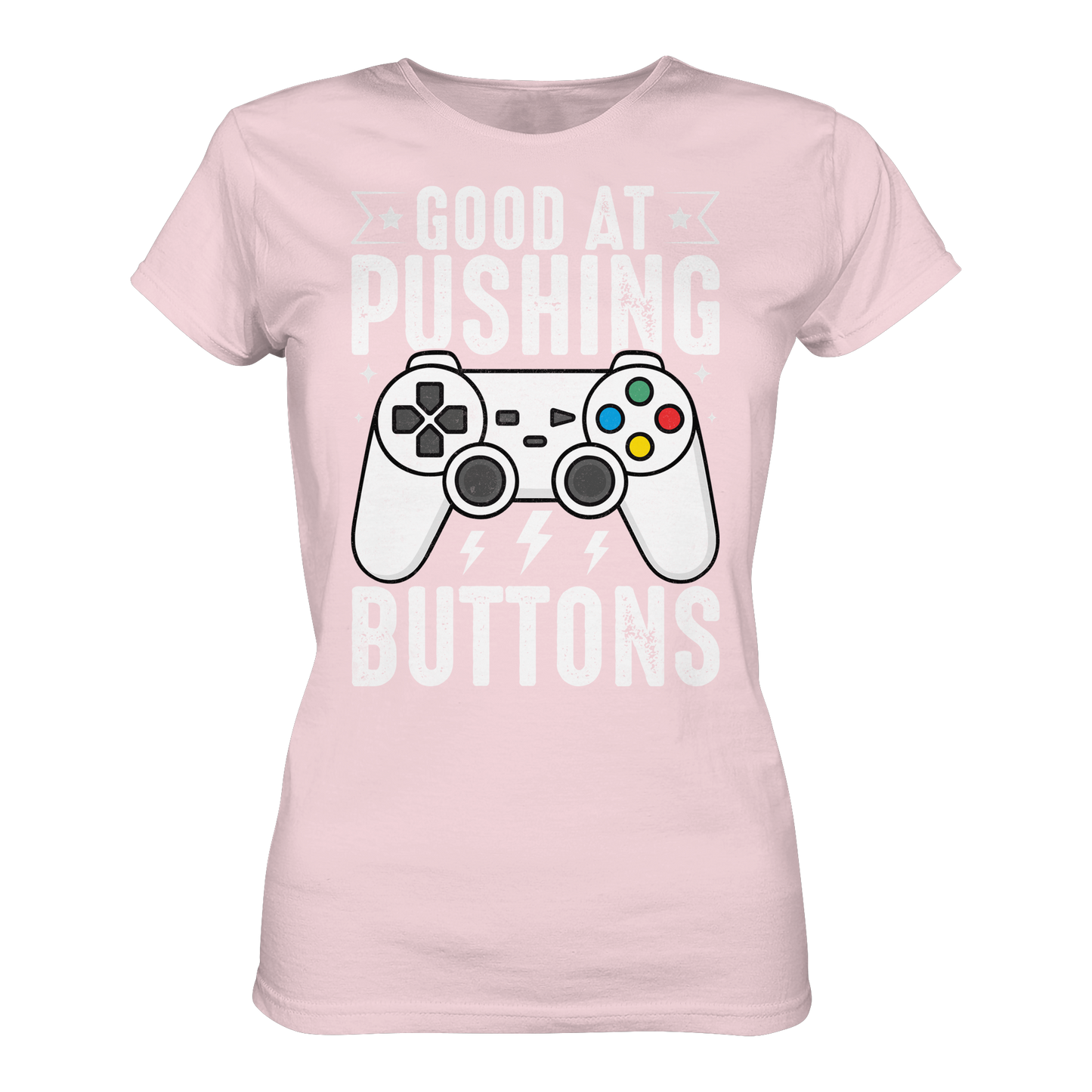 Good at Pushing Buttons - Ladies Premium Shirt
