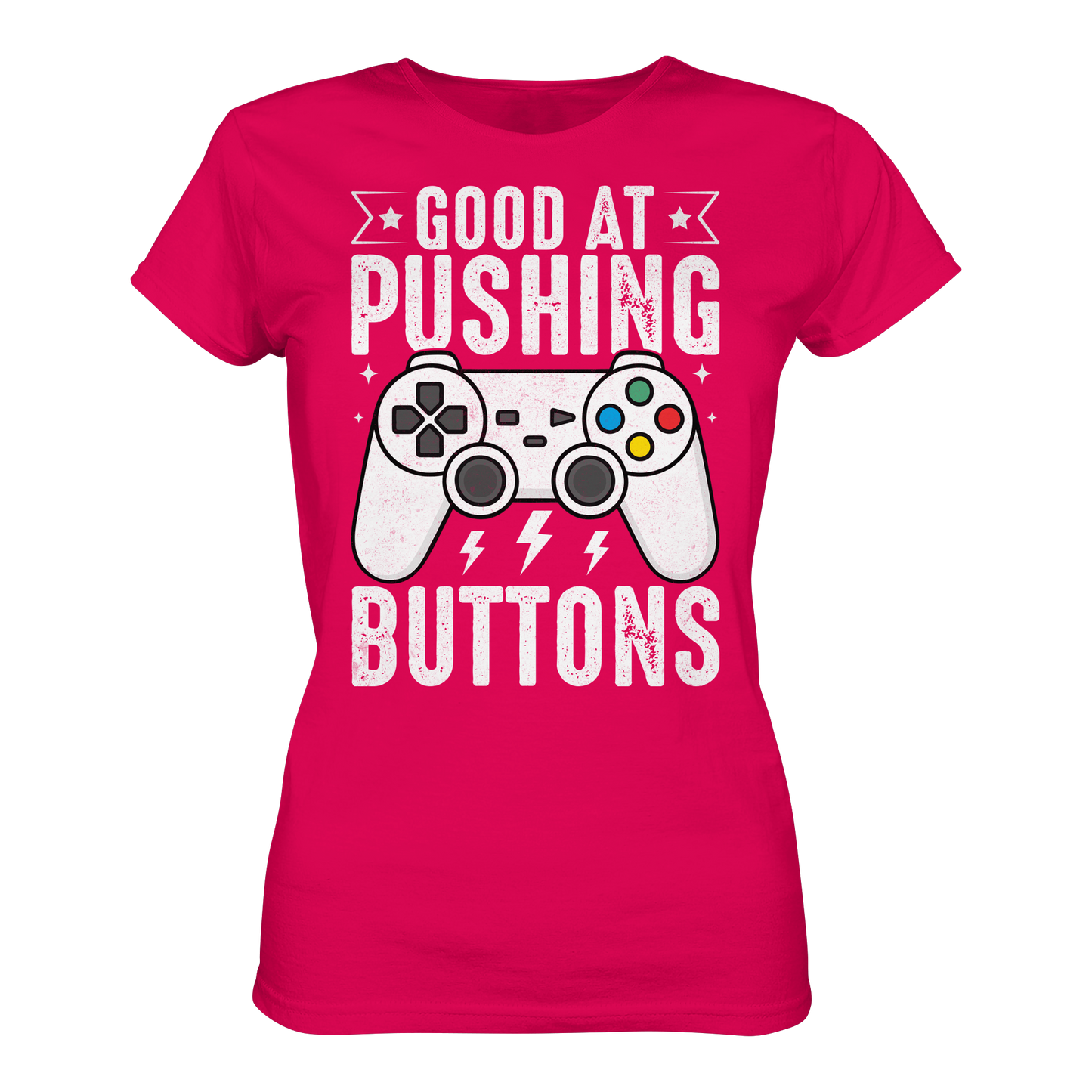 Good at Pushing Buttons - Ladies Premium Shirt