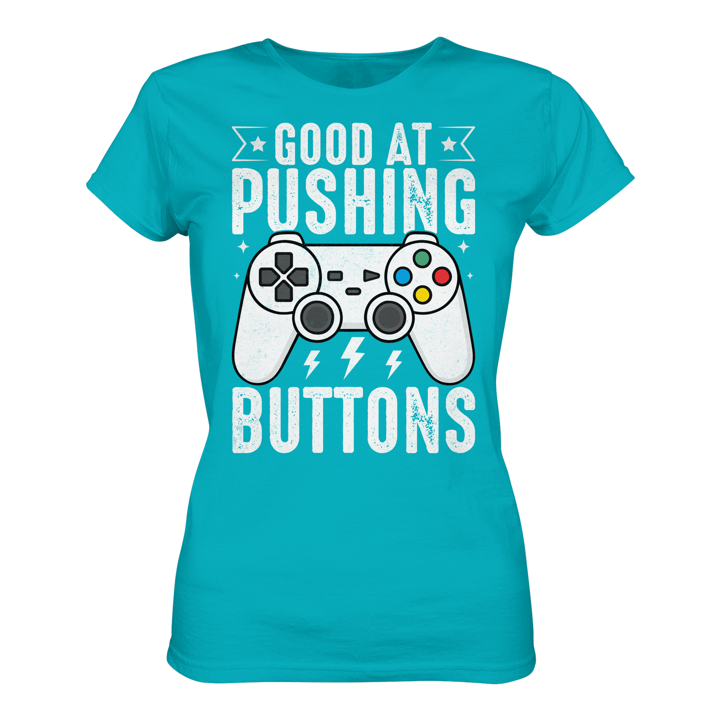 Good at Pushing Buttons - Ladies Premium Shirt