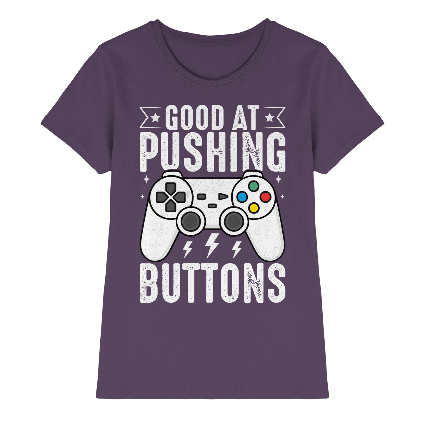 Good at Pushing Buttons - Ladies Premium Shirt