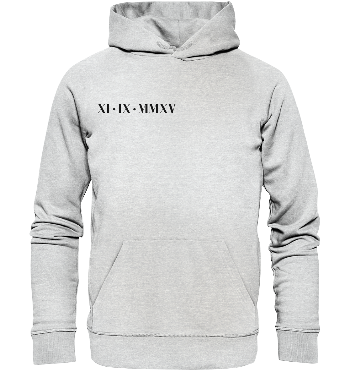 Hoddie with Roman wedding date/date of getting to know each other - Premium unisex hoodie