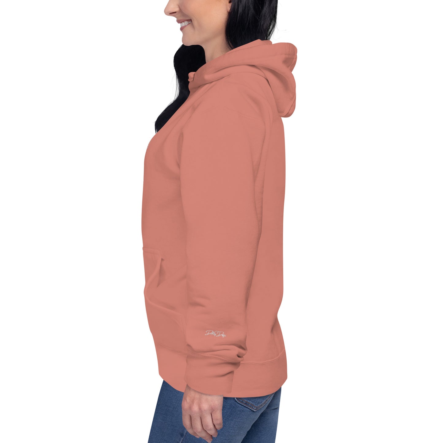 Camping Hoodie mit Stick -  Unisex-Hoodie