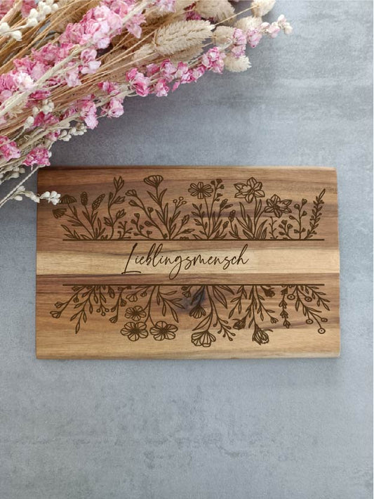 Favorite person board / breakfast board / best friend / wedding gift / personalized breakfast board / wood