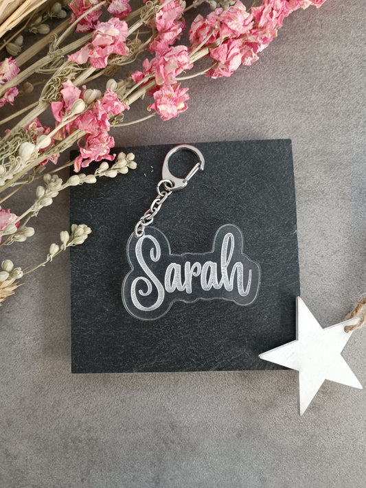 Keychain with name made of acrylic/personalized with name/keychain
