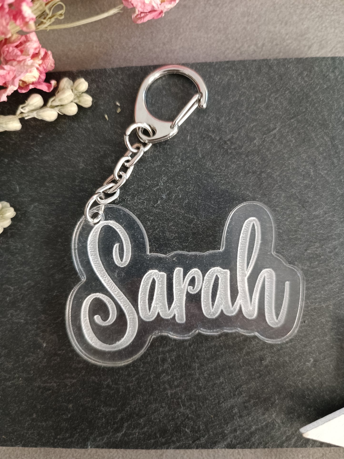 Keychain with name made of acrylic/personalized with name/keychain