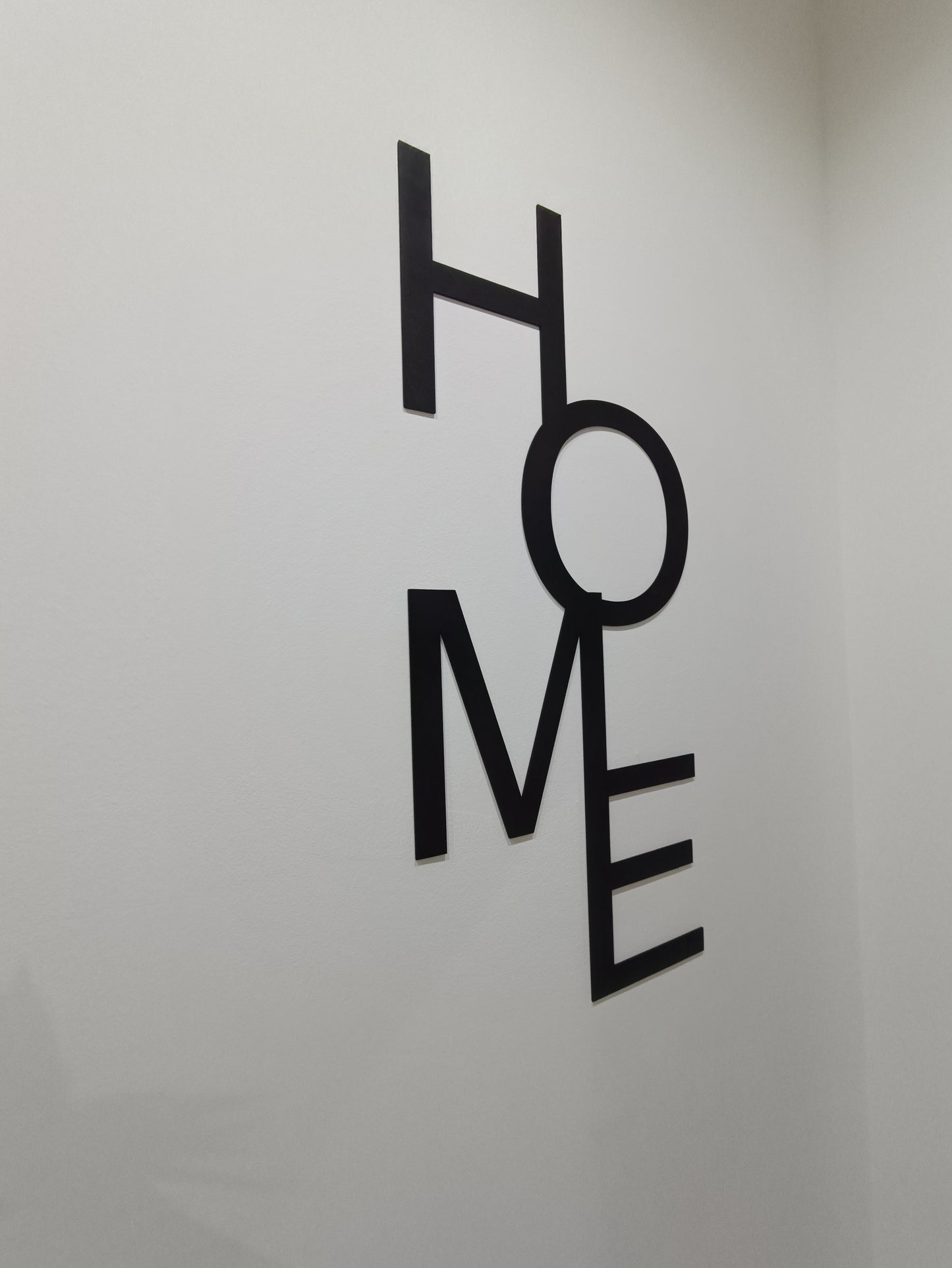 Schriftzug "HOME" aus Holz/Wanddeko/Deko für den Flur/Wanddeko aus Holz/Deko Eingangsbereich