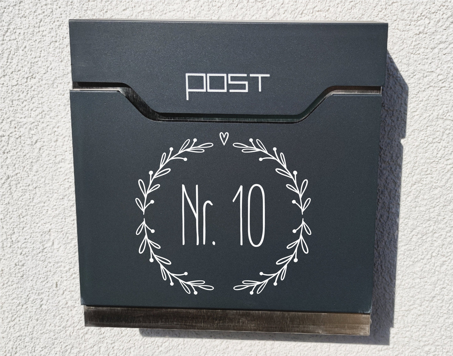 Autocollant de boîte aux lettres numéro de maison/personnalisé/étiquetage de boîte aux lettres/moderne/numéro de maison/autocollant de poubelle