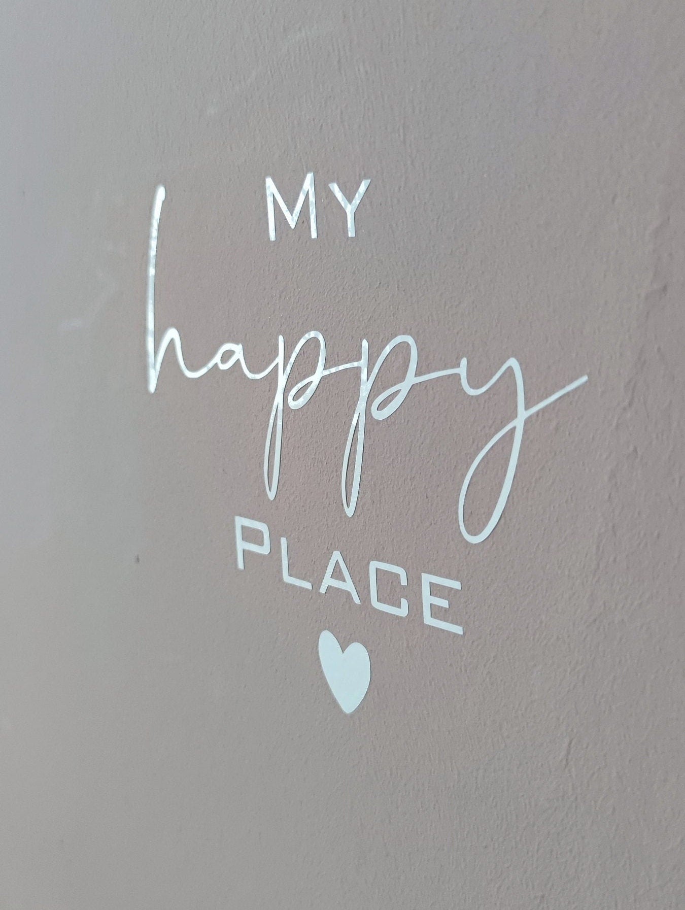 My happy place wall sticker/wall sticker/mirror sticker/wall decoration/door sticker