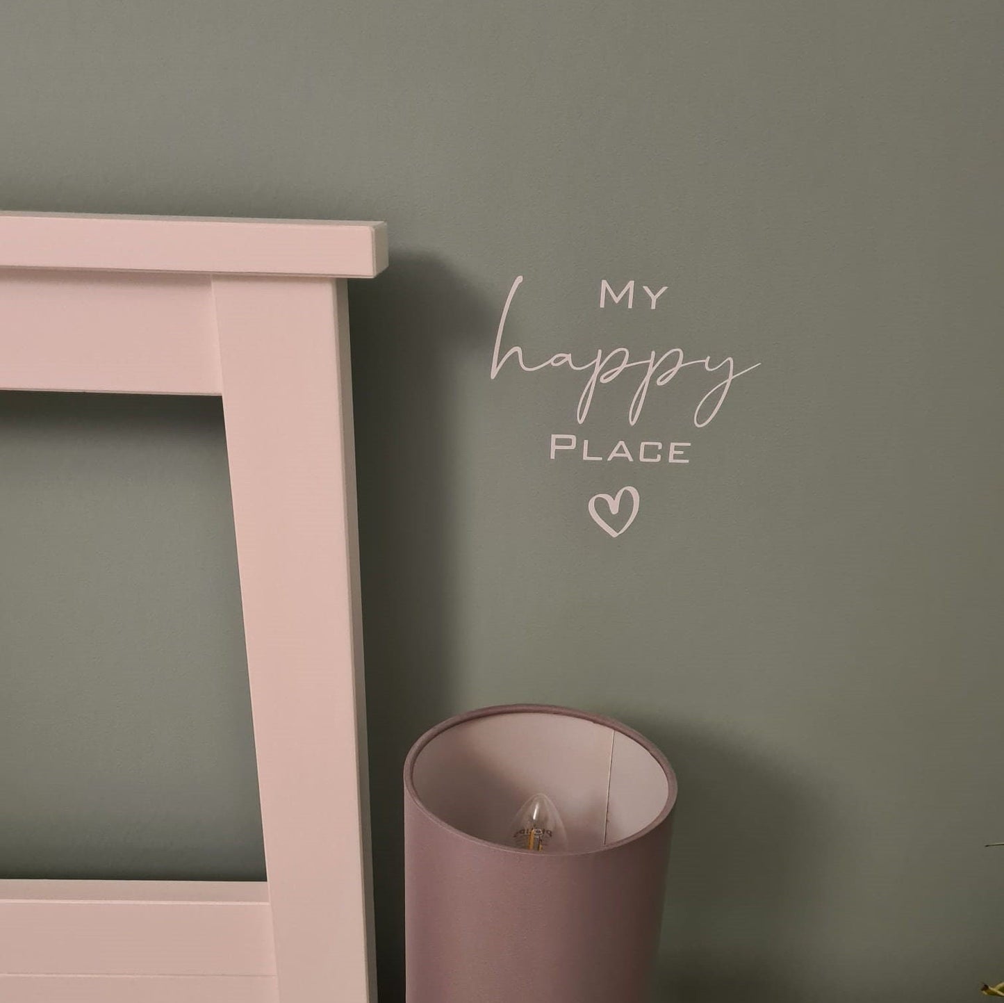 My happy place wall sticker/wall sticker/mirror sticker/wall decoration/door sticker