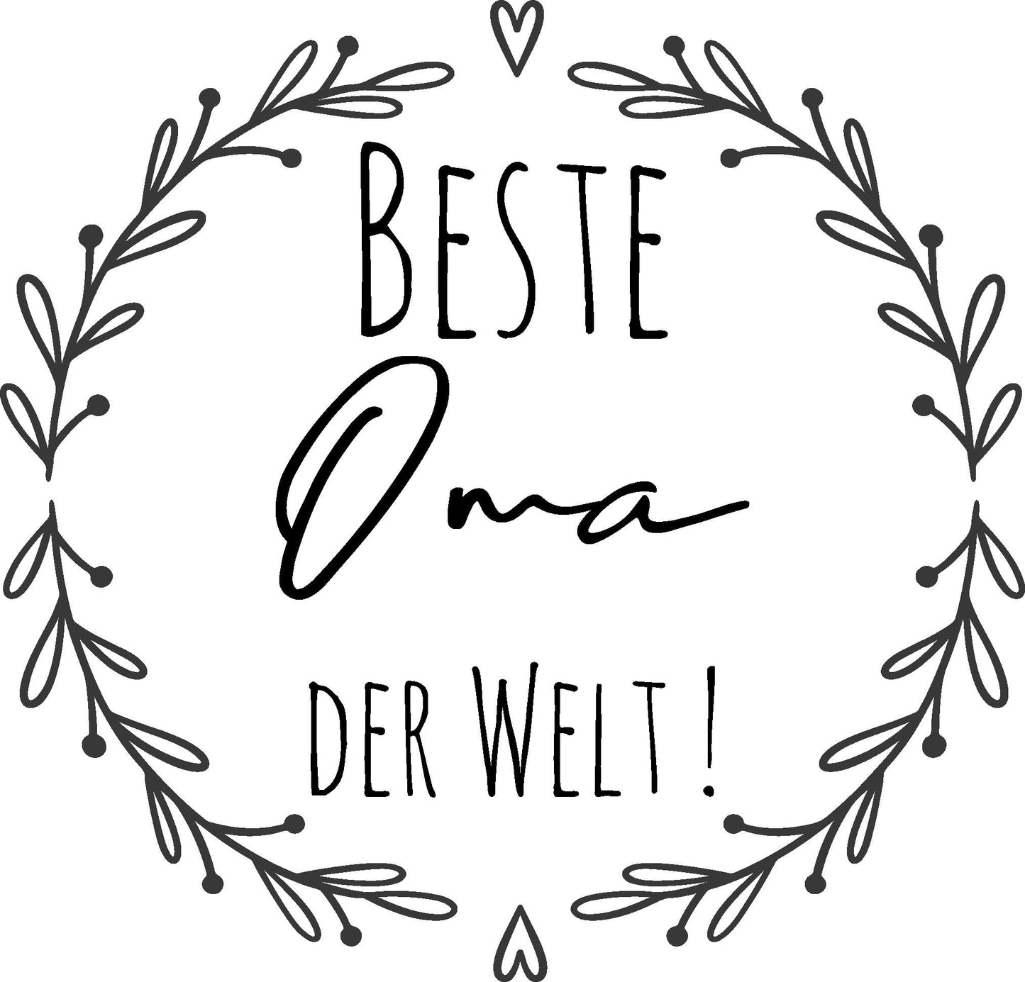 Kissen Beste Mama/Papa/Oma/Opa/Tante der Welt! für Kissen/Muttertag/Vatertag/Geschenk