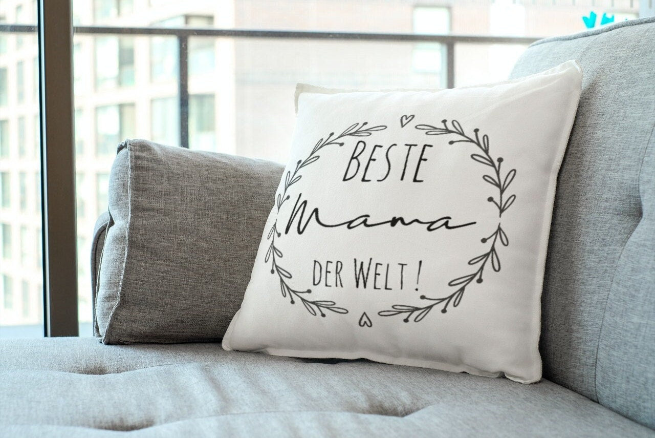 Pillow Best mom/dad/grandma/grandpa/aunt in the world! for pillow/Mother's Day/Father's Day/Gift